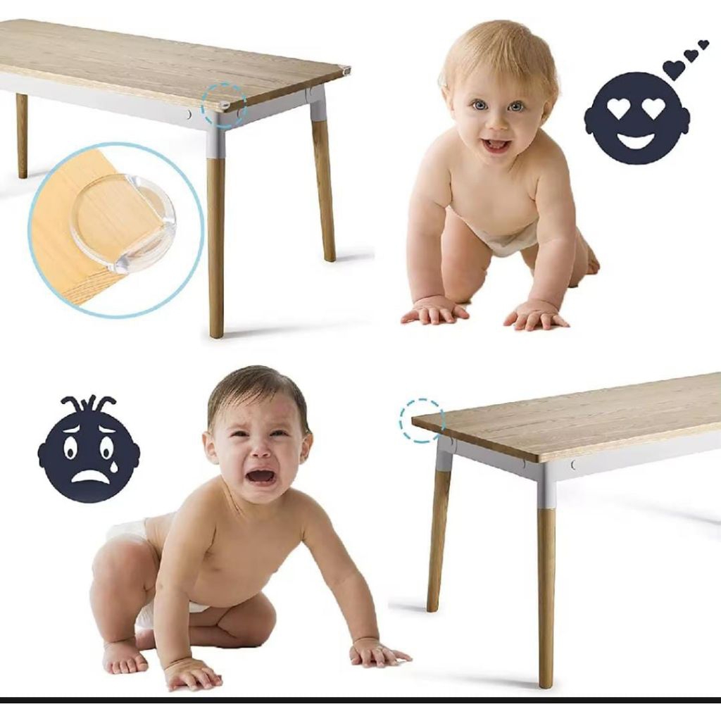 Pelindung Sudut Meja - Karet Pelindung Sudut Meja