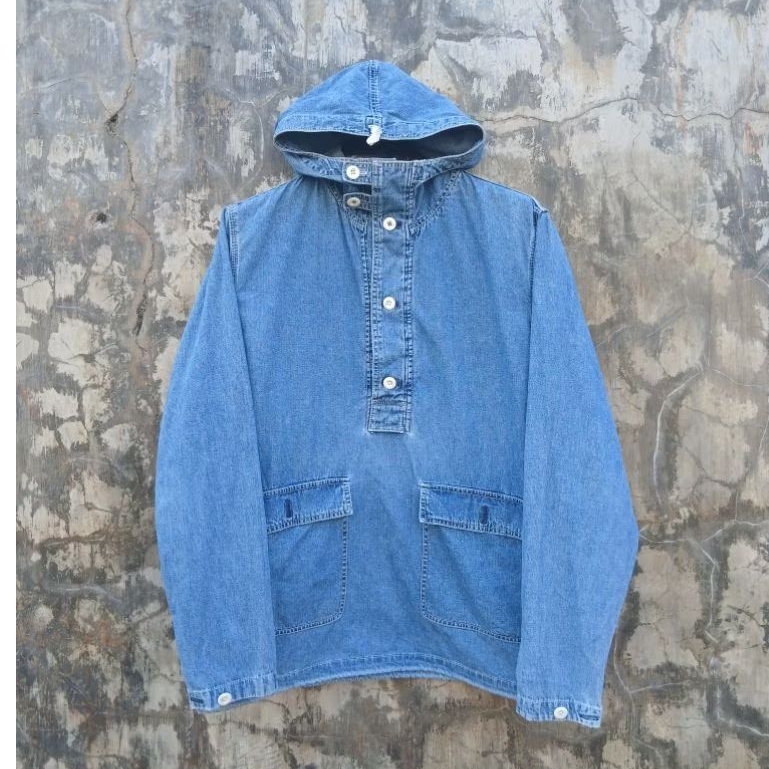usn denim gunner smock jacket repro columbia