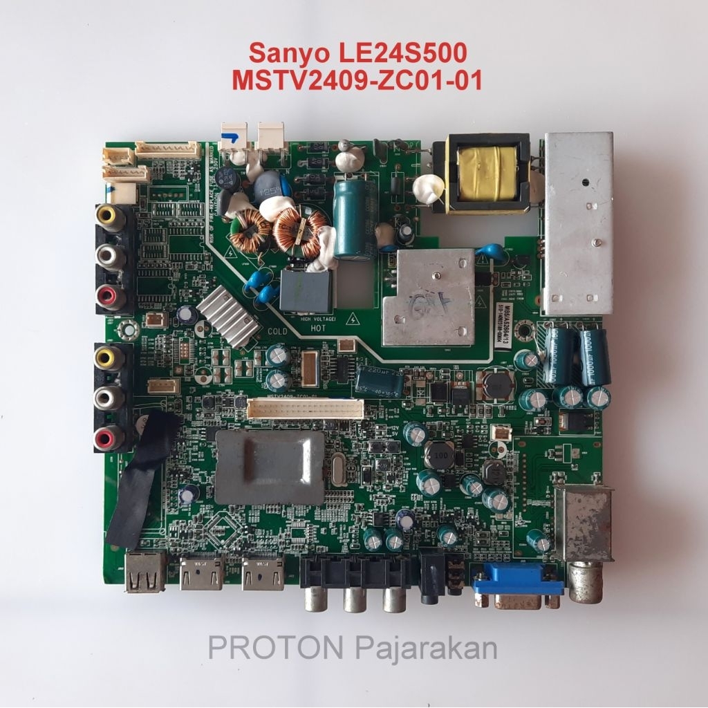 Mainboard LCD TV Sanyo LE24S500 Mesin Motherboard MSTV2409-ZC01-01 Mobo Board Haier LD32U3100 LE29E1