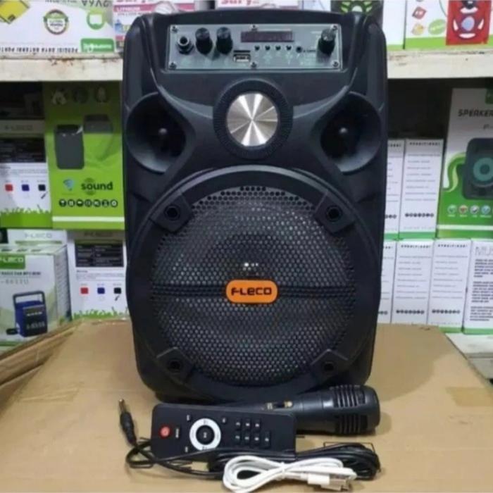 Fleco FL 955C-D Karaoke Speaker Free Mic Bluetooth