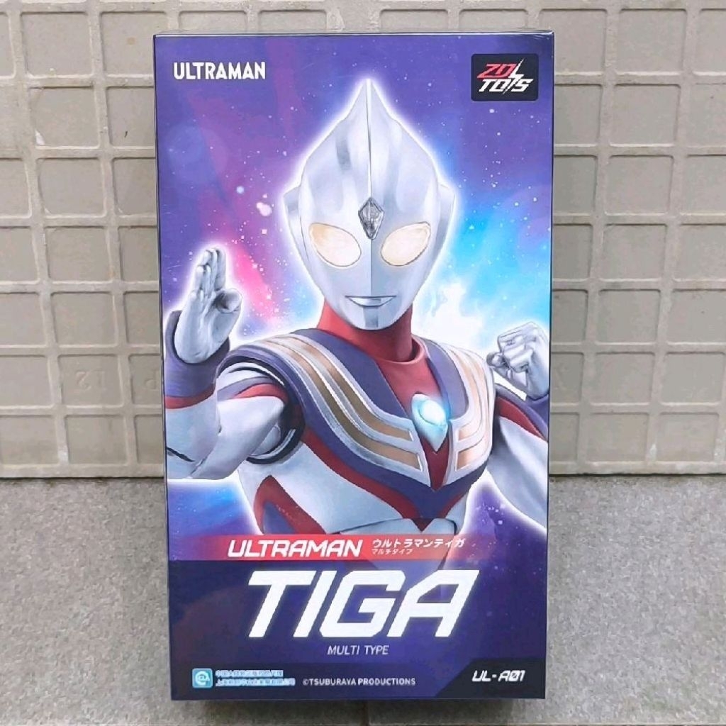 ZD TOYS ULTRAMAN TIGA MULTI TYPE ULTRA MAN
