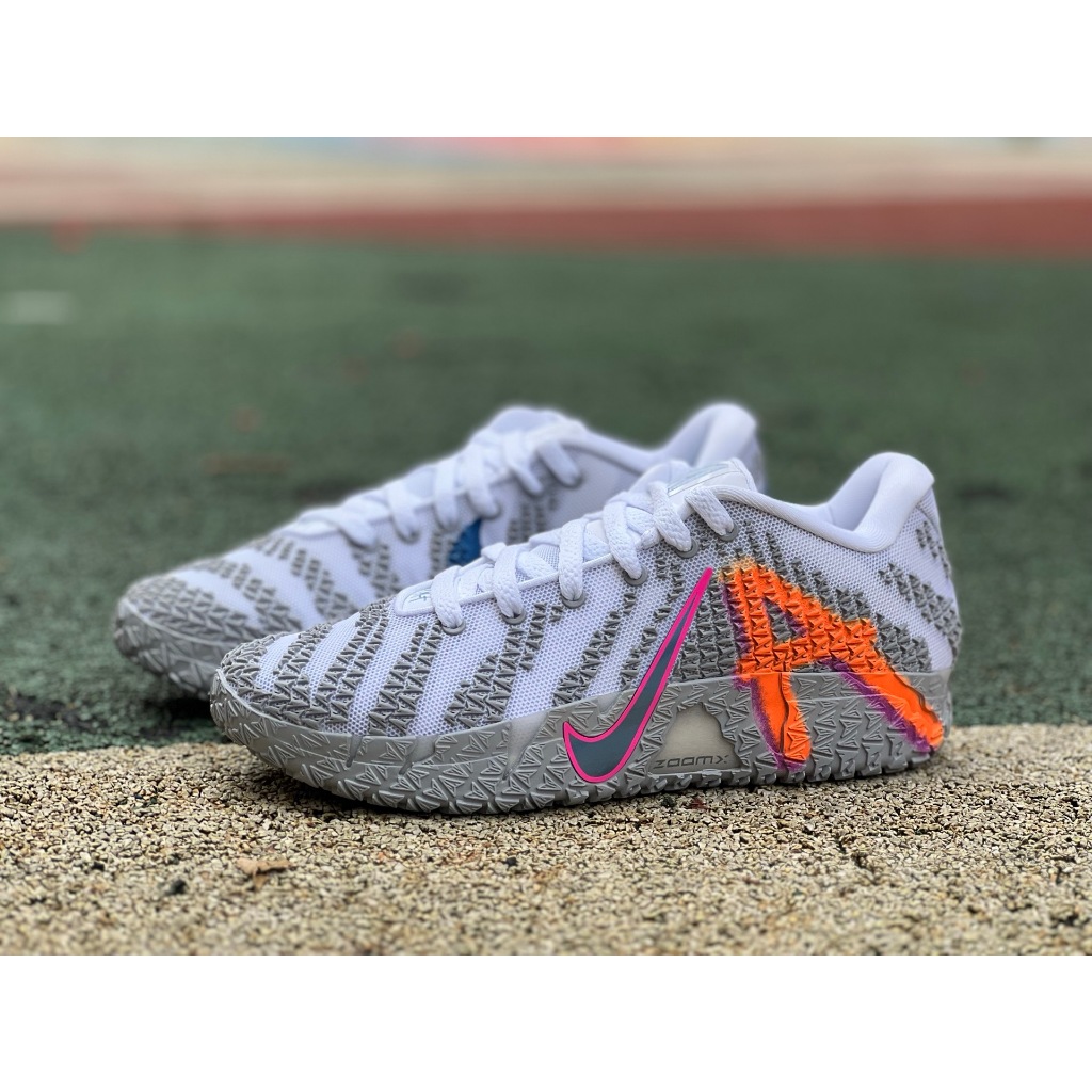 Ja 3 Ja Morant 3 Grey Orange Unisex Basketball Shoes Versatile Comfort