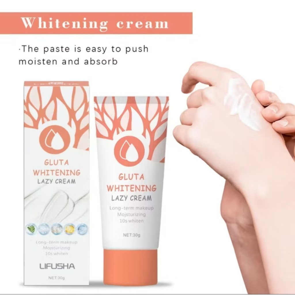 HS BPOM Veze Whitening Lazy Cream Day Cream Pemutih Wajah Glowing 30g