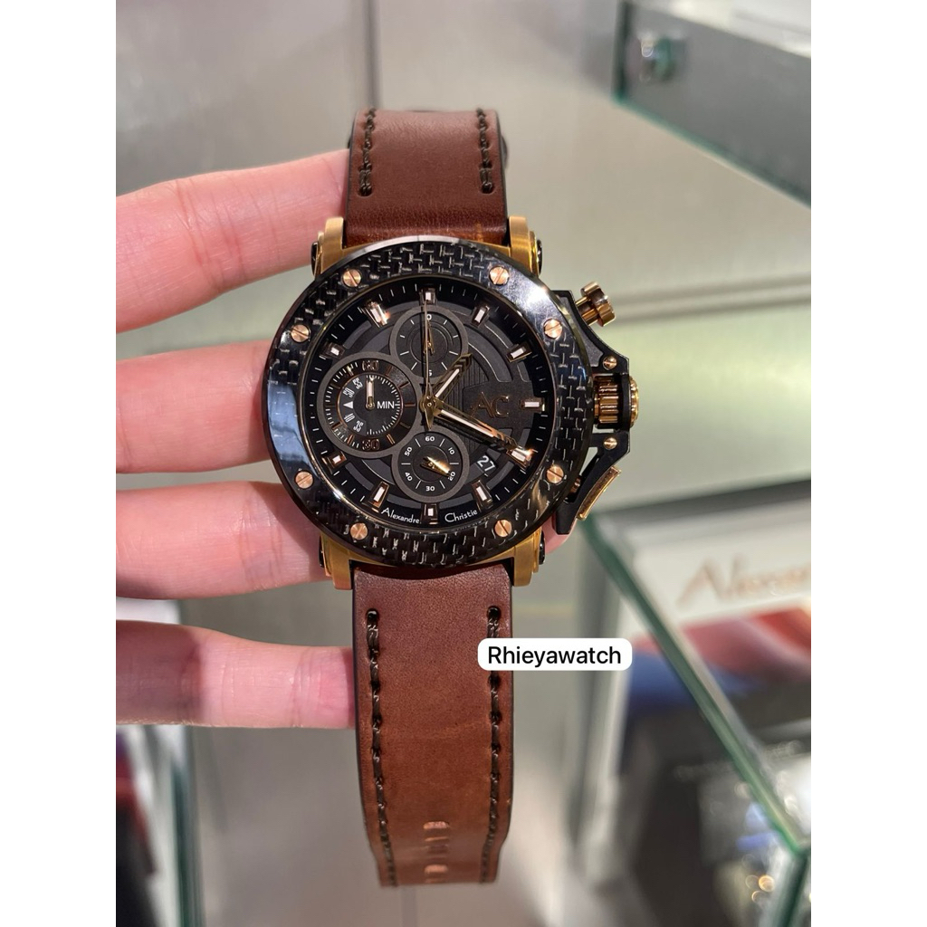 Jam tangan Alexandre Christie AC9205 Carbon