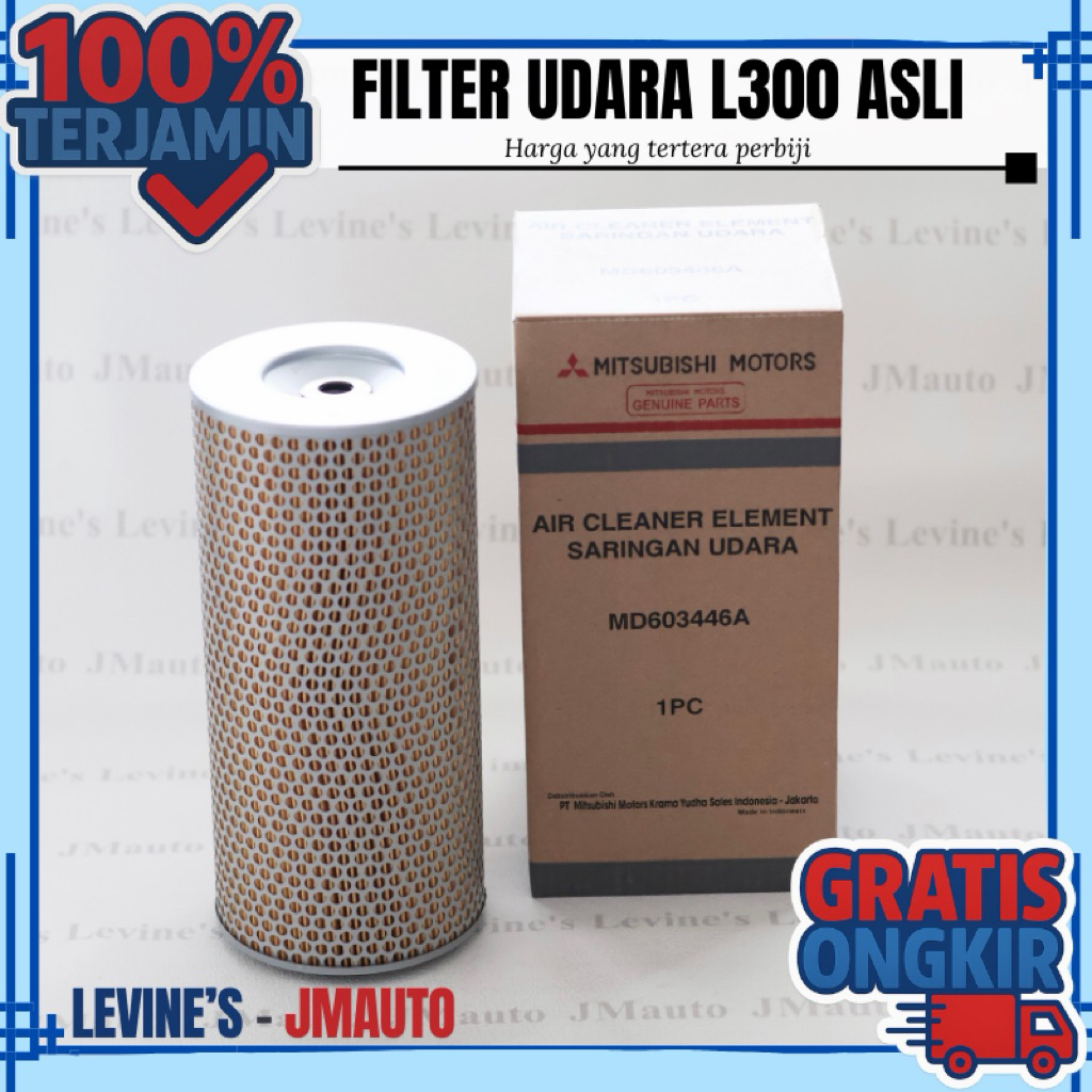Filter udara L300 original MD603446A / Filter hawa L300 Diesel asli / saringan filter udara L038 / s