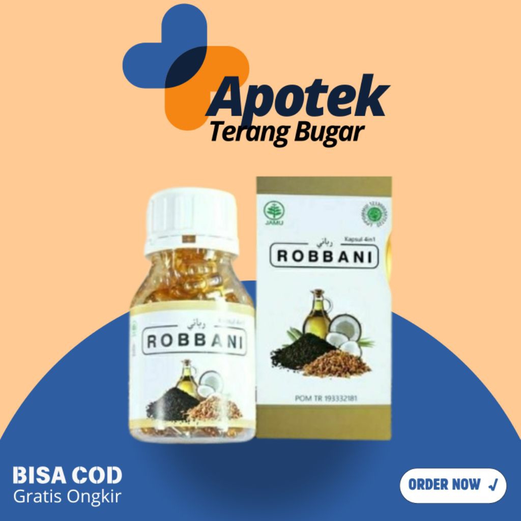 ROBBANI OBAT HERBAL ATASI KOLESTEROL HIPERTENSI DARAH TINGGI ASAM URAT HALAL & BPOM