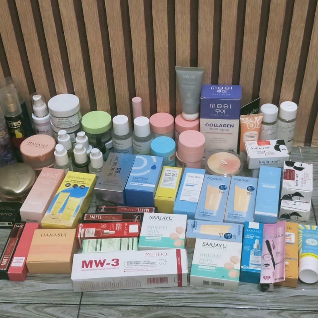 Preloved wadah / kotak skincare KOSONG bahan konten