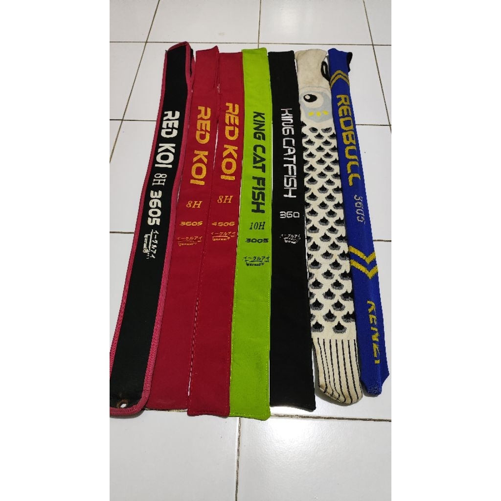 sarung tegek red koi white koi kcf redbul