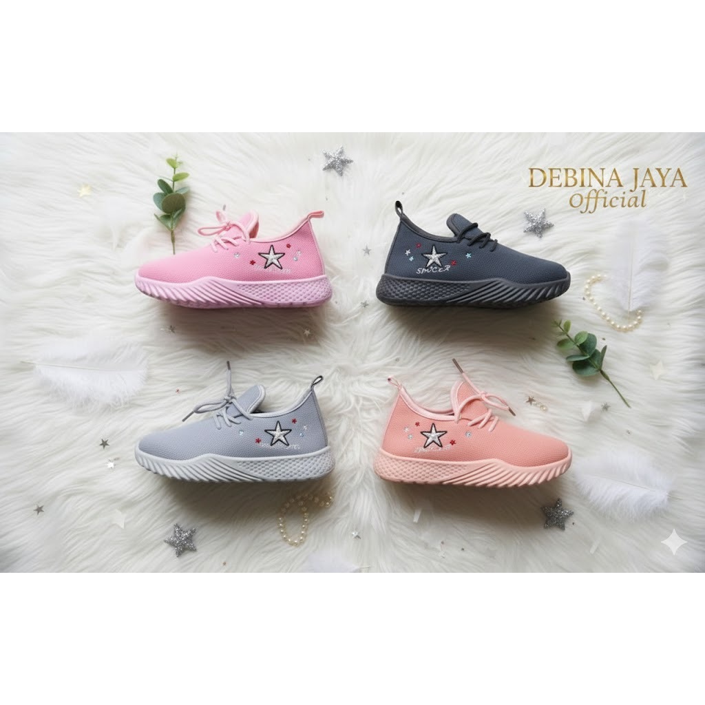 Debina jaya Official – Sepatu Anak Balita TK PAUD No.21-25 - Sepatu Fashion Import - Sepatu Spicer A