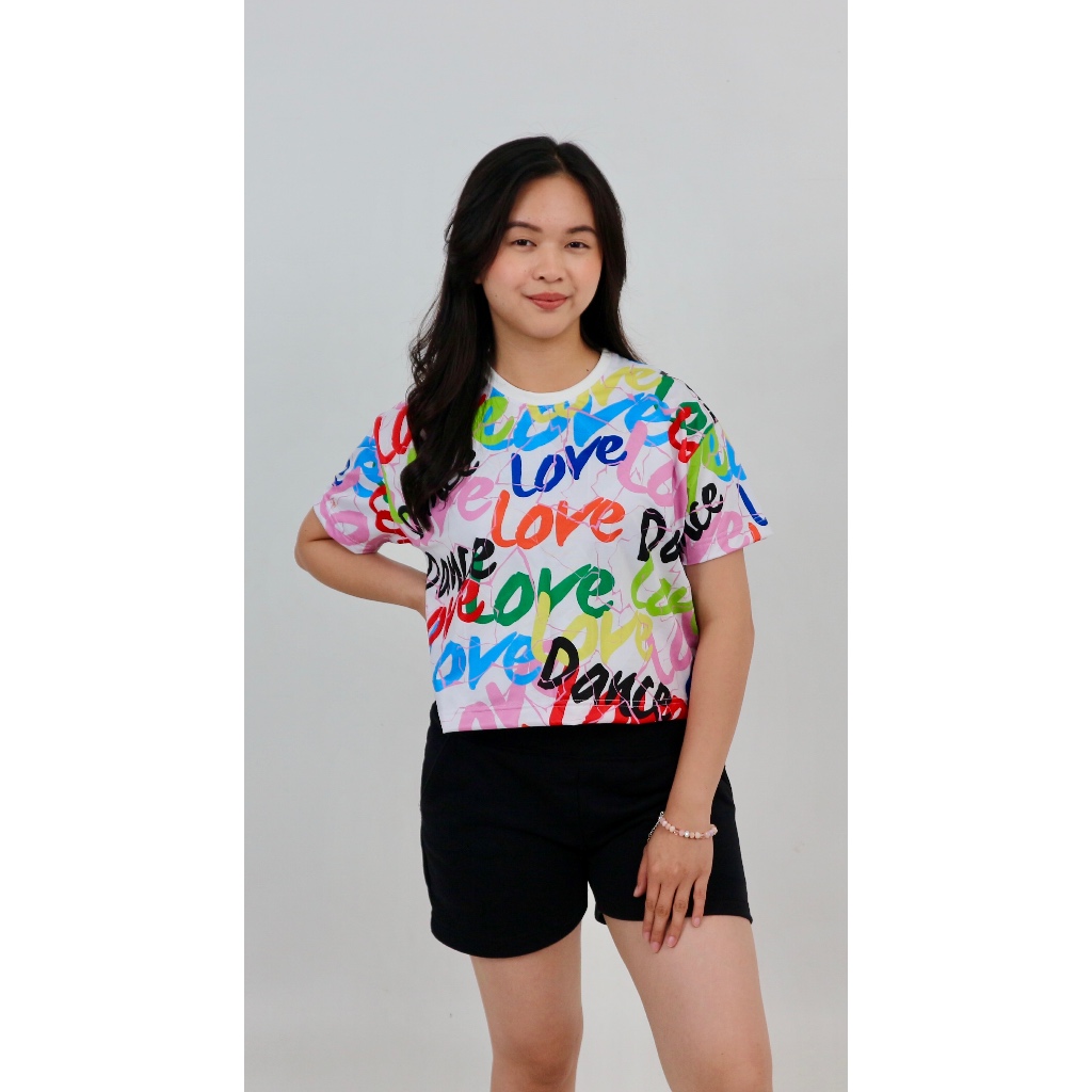 DANCE LOVE CROP TOP/ BAJU DANCE/BAJU SENAM