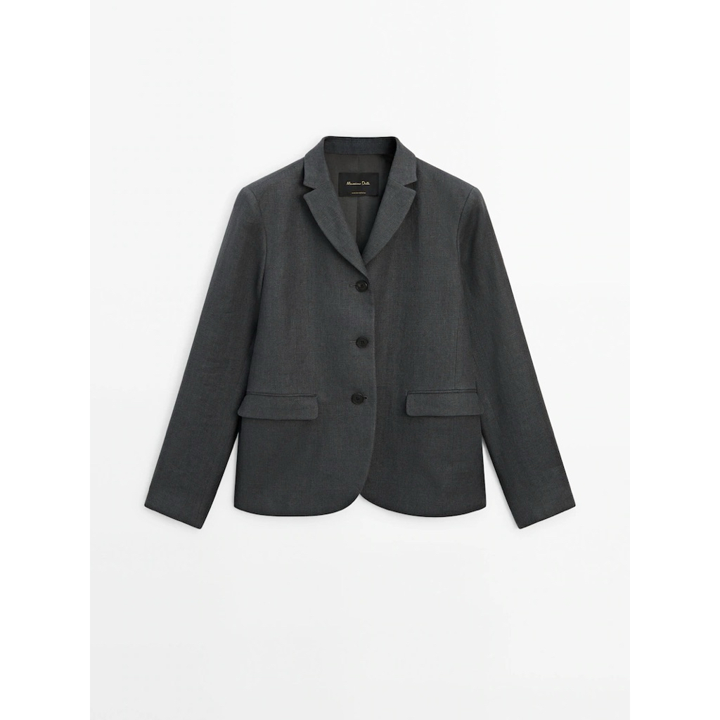 MASSIMO DUTTI BLAZER LINEN