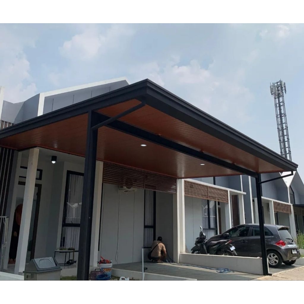 kanopi atap alderon plafond PVC