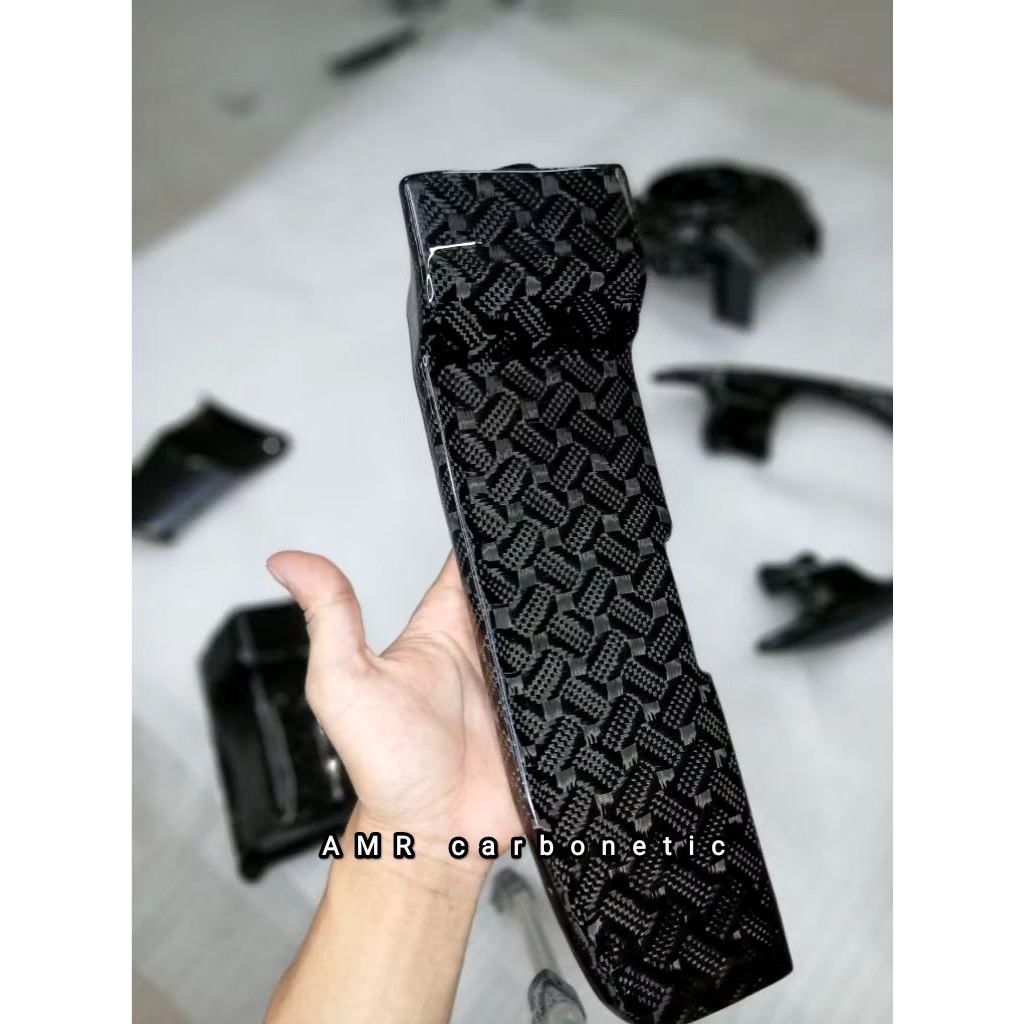 Cover Kaper Dek Tutup Tatakan Atas Bagian Block Cvt Carbon Kevlar ORI Yamaha Nouvo Z Lele