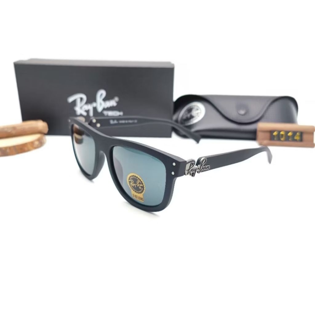 Kacamata R 1014 Lensa Kaca Kacamata Hitam  Kacamata Fashion Anti UV 400++