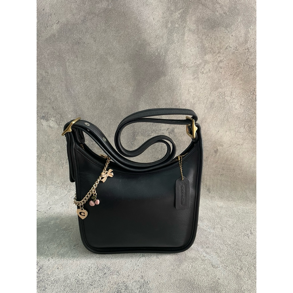 coach vintage kulit tunggal Janice Hw gold