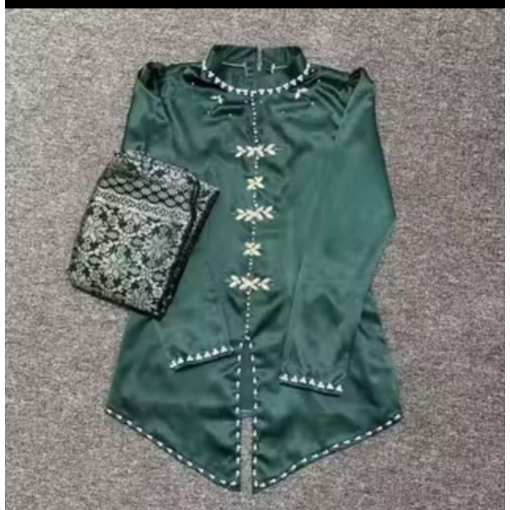 setelan baju kurung Melayu dewasa rok songket