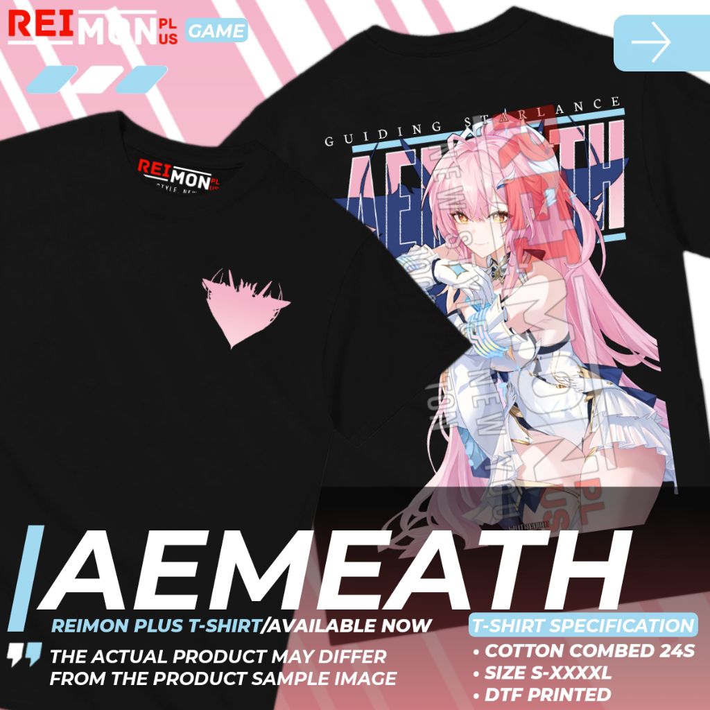 REIMON PLUS T-Shirt Aemeath Wuthering Waves - Kaos Game