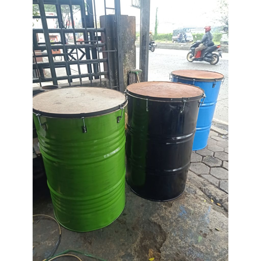 Bedug Besar Bedug Masjid (kulit hanya 1 sisi di bagian atas)