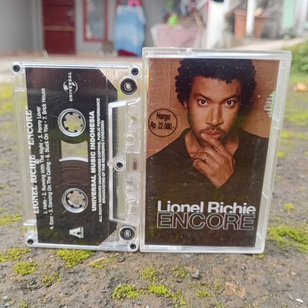 Kaset Lionel Richie Encore (2002) Original Island Records Universal Music Mulus
