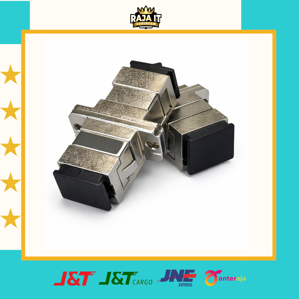 Sambungan Barel Fiber Optic FO SC-UPC ZIMMLINK ( METAL ) / Barel FO