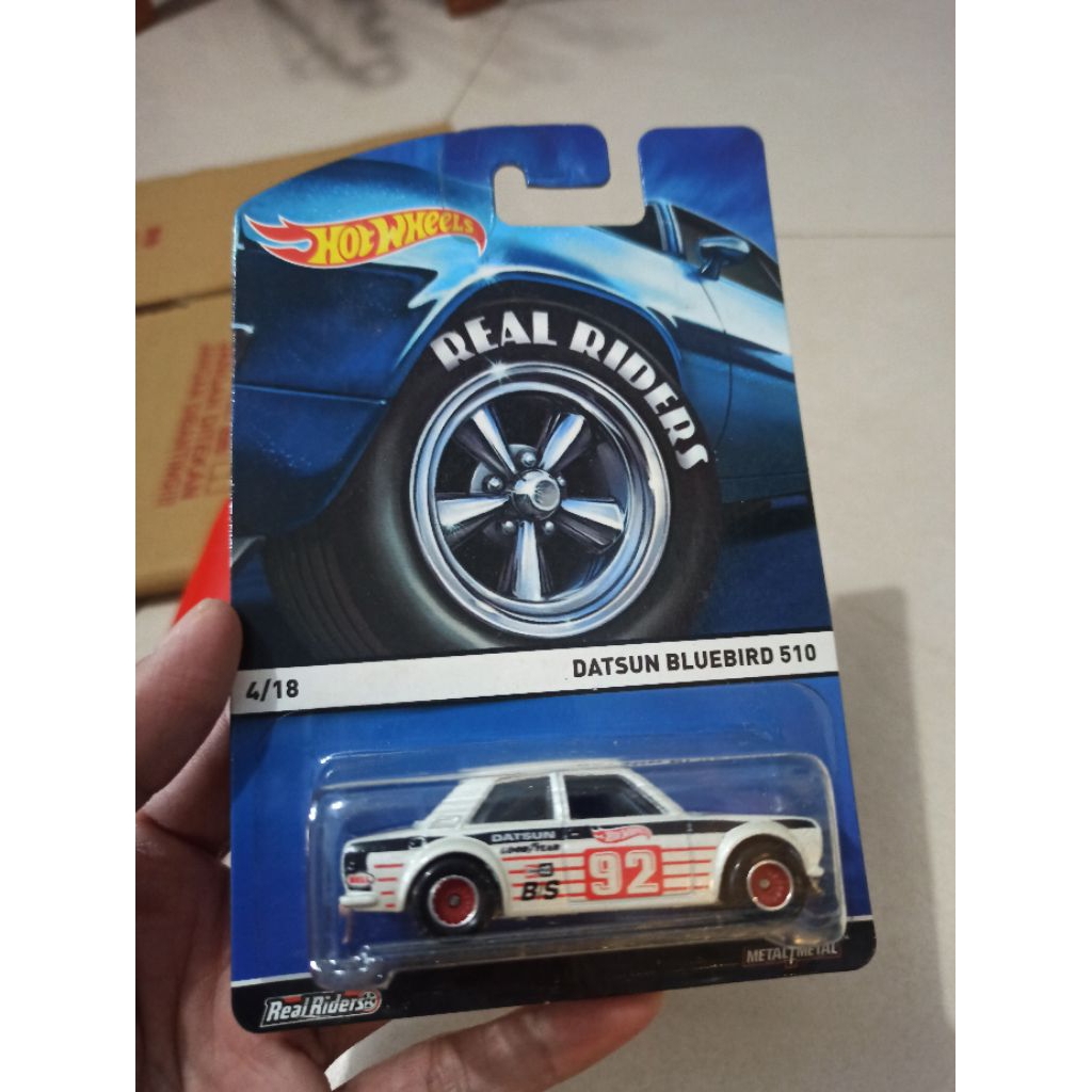 HOTWHEELS DATSUN BLUEBIRD 510 REAL RIDERS