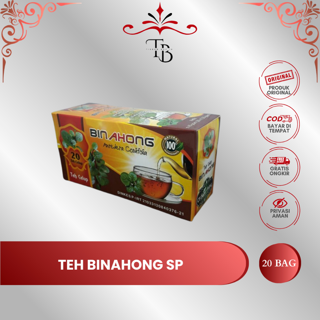 TEH CELUP BINAHONG ISI 20 KANTONG | CV SUPER PRIMA | Teh Herbal Alami