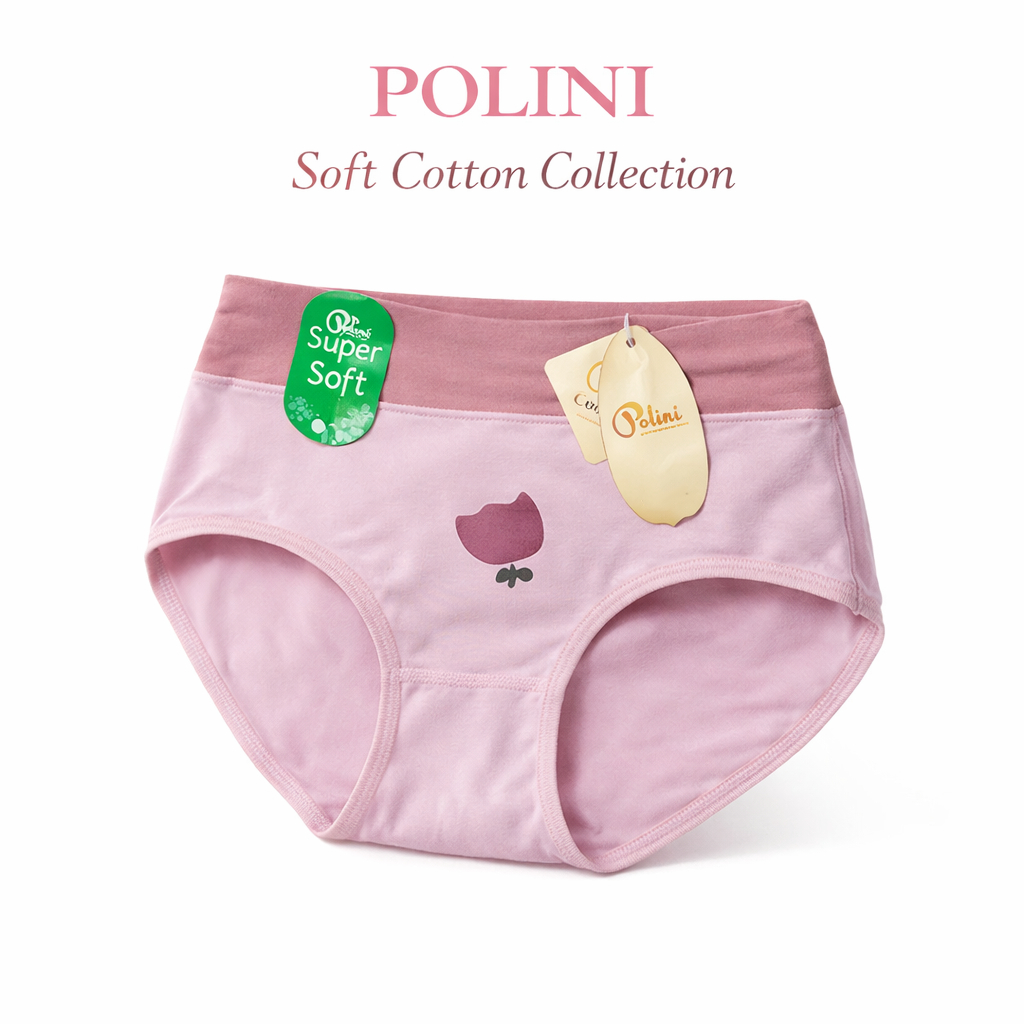 POLINI Celana Dalam Wanita Bahan Katun CD Wanita Super Soft 8255