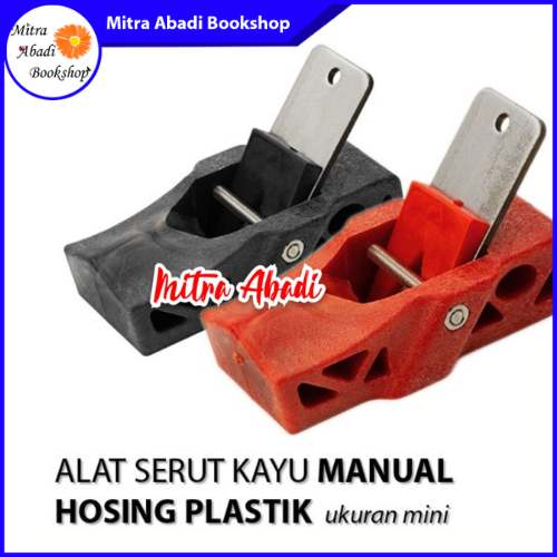 Alat Serut Kayu Mini Bodi Plastik / Penyerut Papan Kayu / Serutan Kayu Pertukangan Furnitur