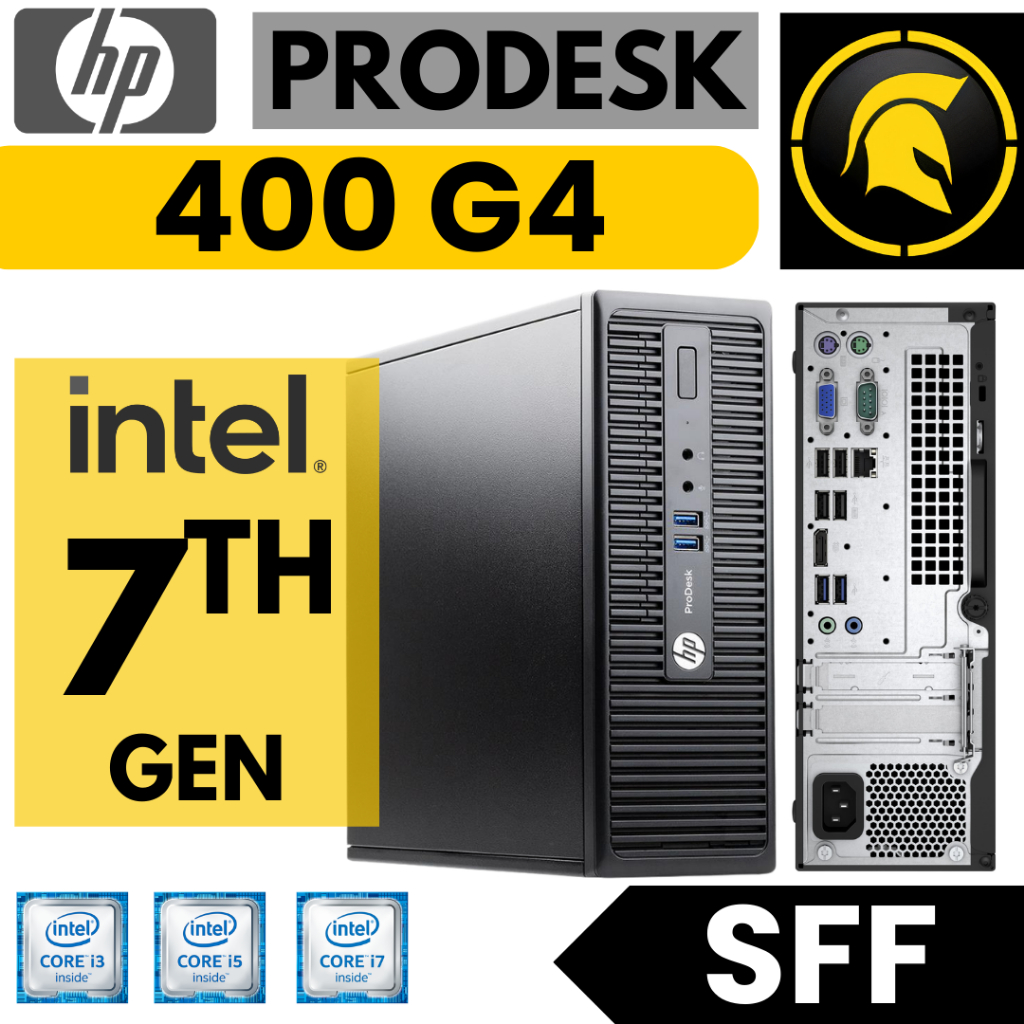 HP ProDesk 400 G4 SFF Core i3 / i5 / i7 Gen 7 PC Slim Second LGA 1151