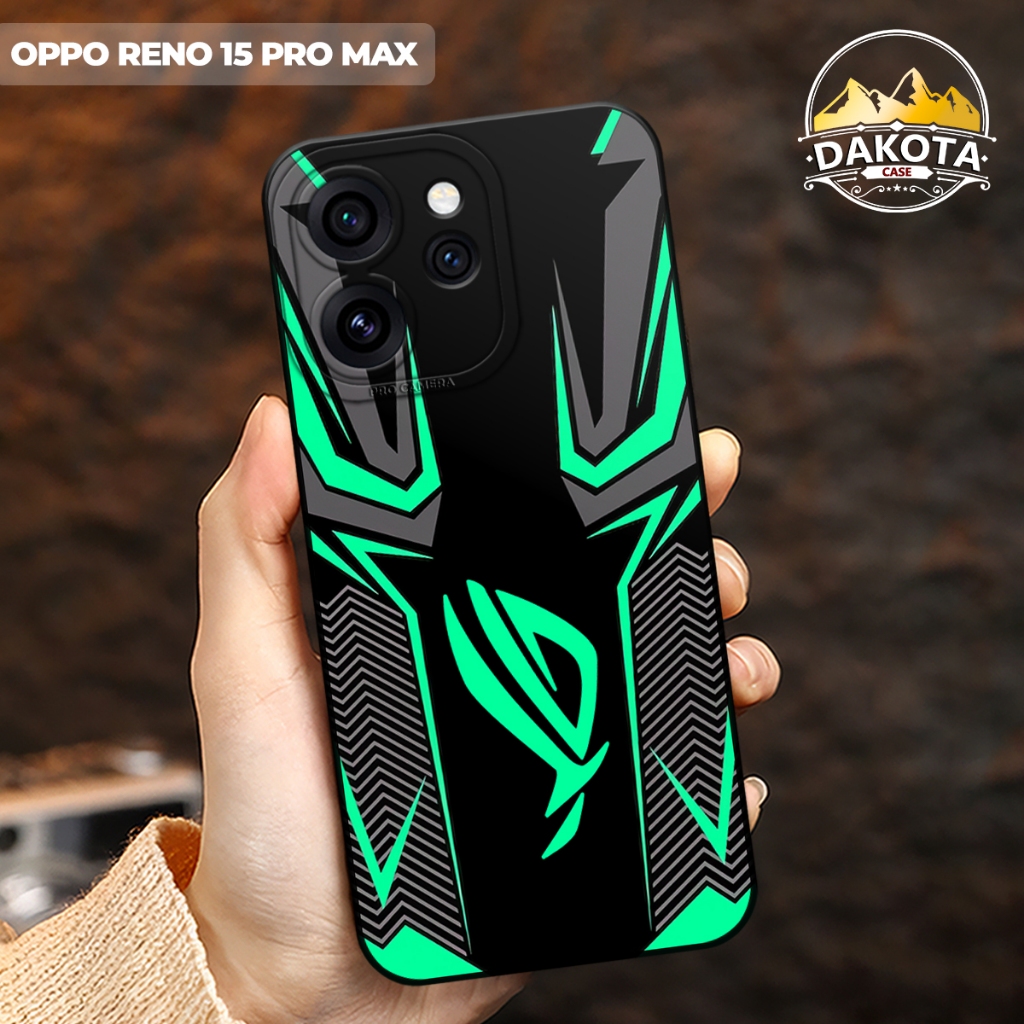 Casing OPPO Reno 15 Series Terbaru Motif Gaming R0G UV Printing | Softcase OPPO Reno 15 5G 15F 5G 15