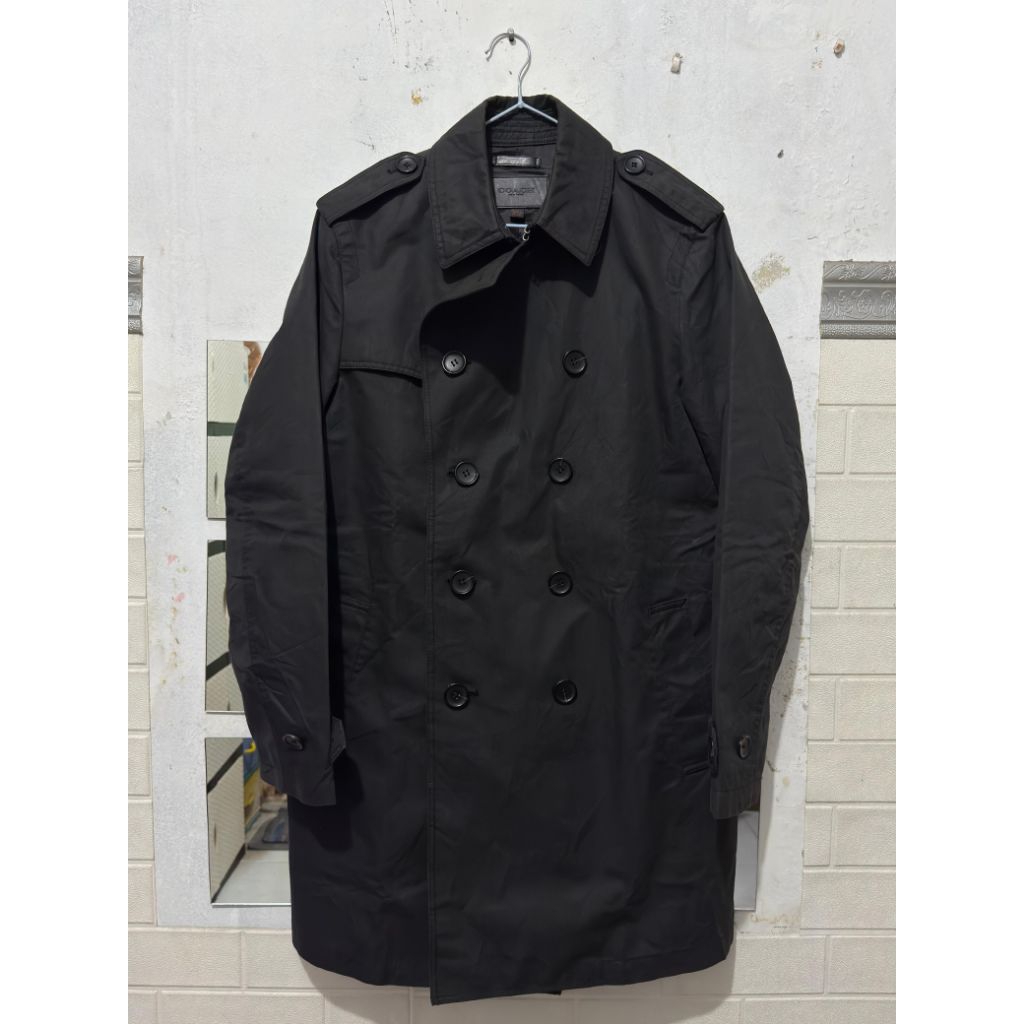 (Beli 7,8 jt) Coach Man Trench Coat Authentic preloved pemakaian pribadi
