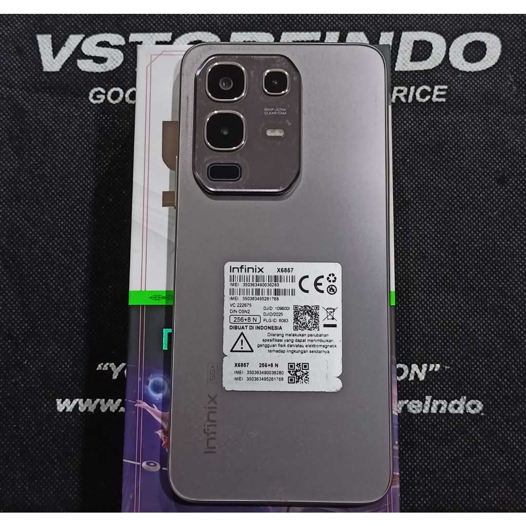 Infinix Note 50x 5G 8/256 GB Garansi Resmi Indonesia Second Bekas Original