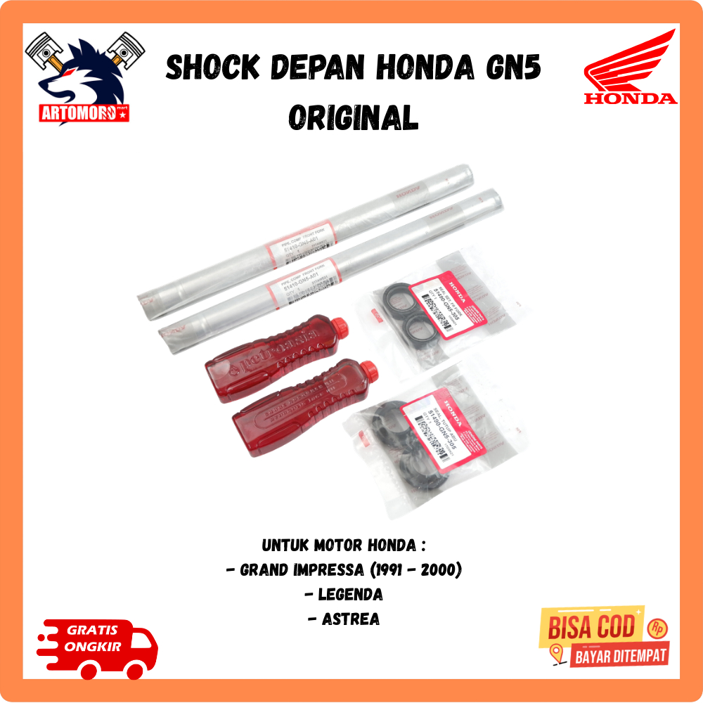 Ori shock depan astrea grand - sok depan supra x lama Legenda GN5 original