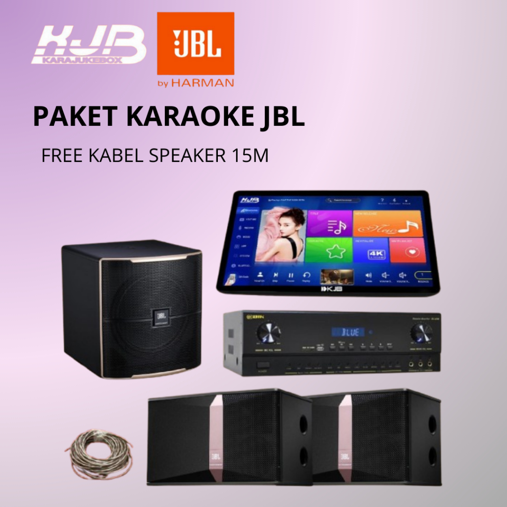 Paket Karaoke KJB Revol Karaoke player BIK BJA 88 Amplifier JBL KI512 Karaoke Speaker PASION 12SP Ka