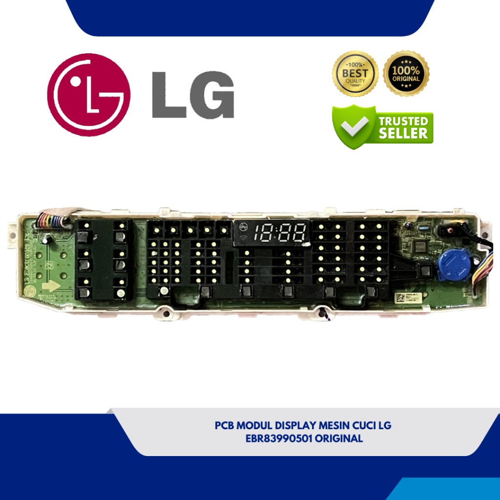 PCB MODUL DISPLAY MESIN CUCI LG T2112VSSAV EBR83990501 ORIGINAL