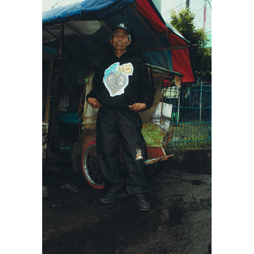 RAW DENIM  14OZ 88FAMS - BABY DRIP