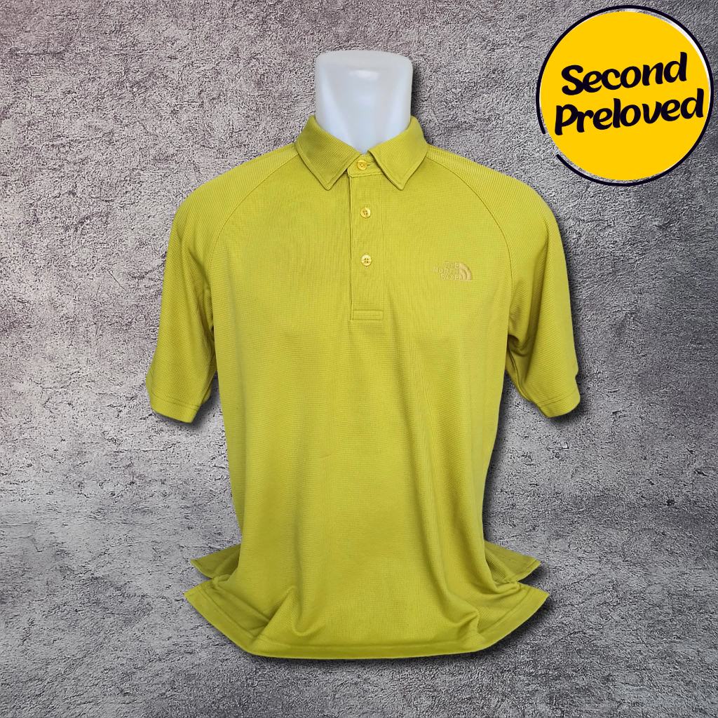 Baju Kaos Polo THE N0RTH F4CE TNF - Size XL / Lebar 56 cm - Original - Second