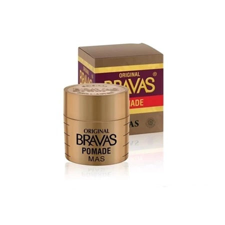 BRAVAS Pomade Brilliantine Minyak Rambut 80gr