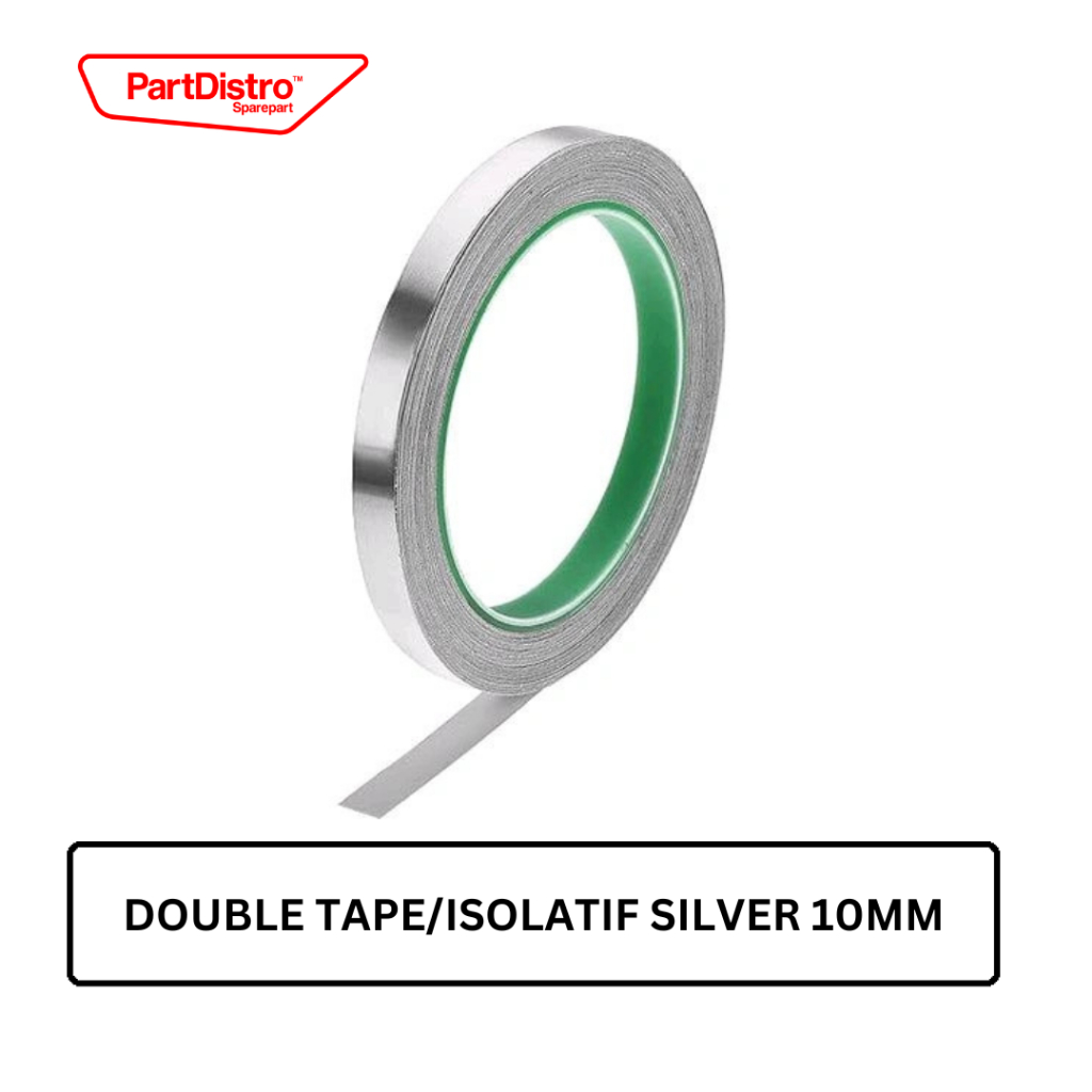DOUBLE TAPE/ISOLATIF SILVER 10MM
