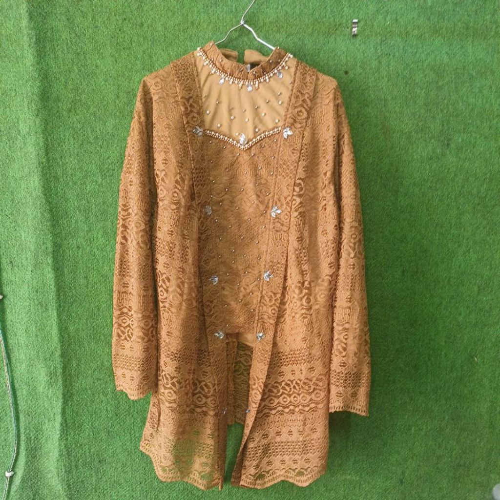 kebaya brown XXL LD 110
