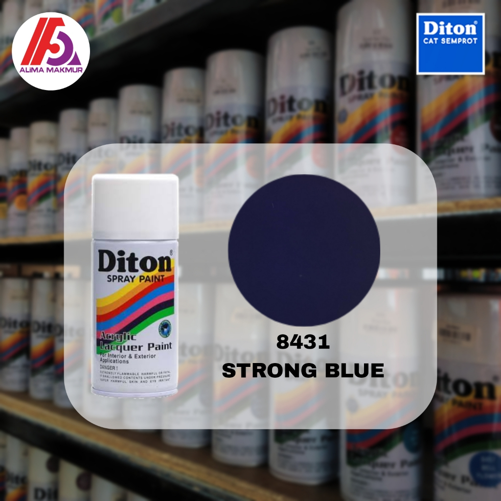 Diton Acrylic 8431 Strong Blue 300cc / Pilok Diton Strong Blue / Pilok Biru Tua