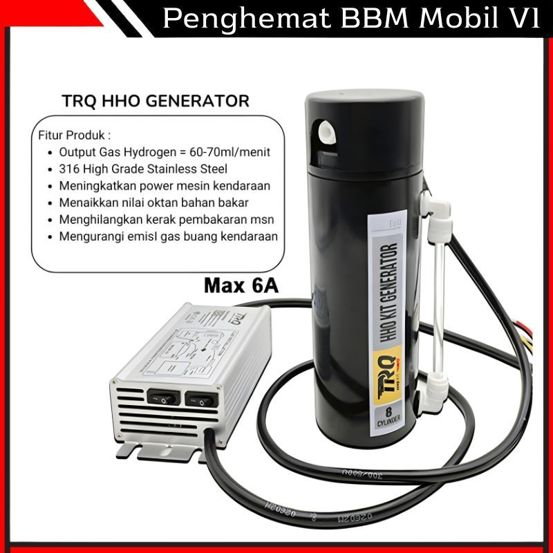 HHO Penghemat  BBM Mobil HHO Tabung Hitam  Generator  Bensin Solar Menambah Tenaga Mobil 1000 2000 C