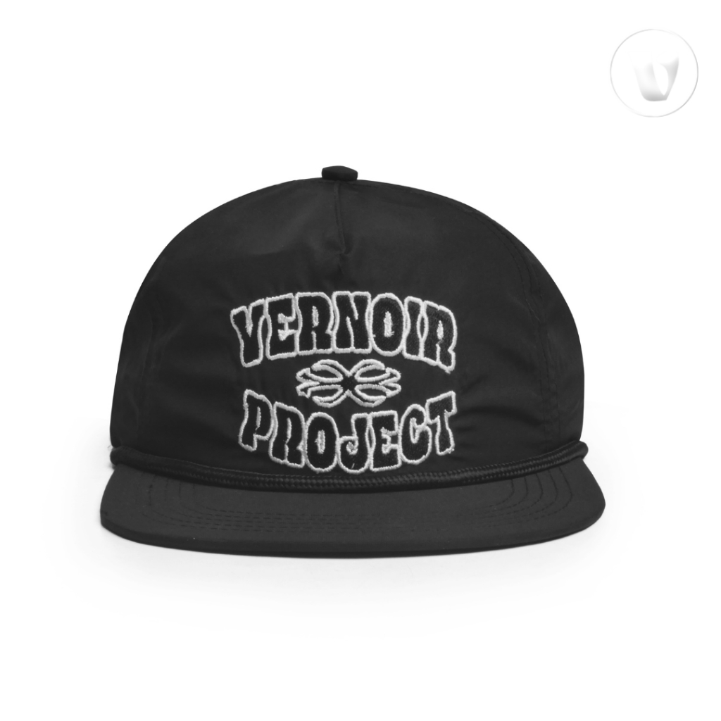 VERNOIR - classic snapback six panel - Vernoir Project- Black