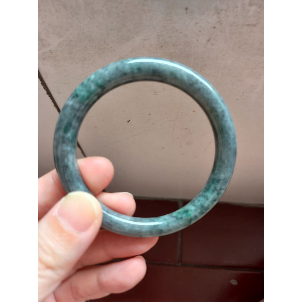 Bangle Giok Wuji Burma Asli 100%