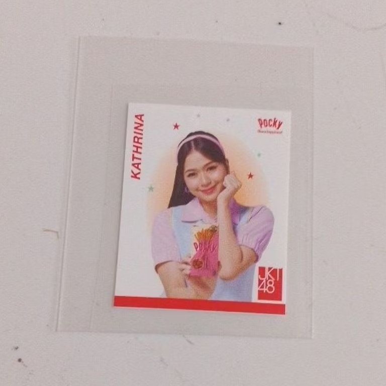 Stiker Kathrin JKT48 x Pocky official