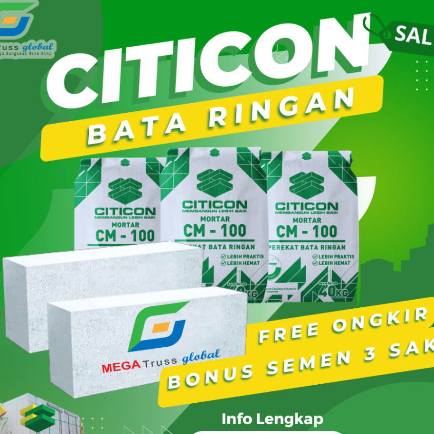 Bata Ringan Citicon di Jogja-Gunung Kidul - Bata Hebel instan