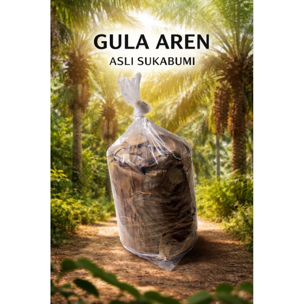 Gula Aren Asli Sukabumi Berat 800 g