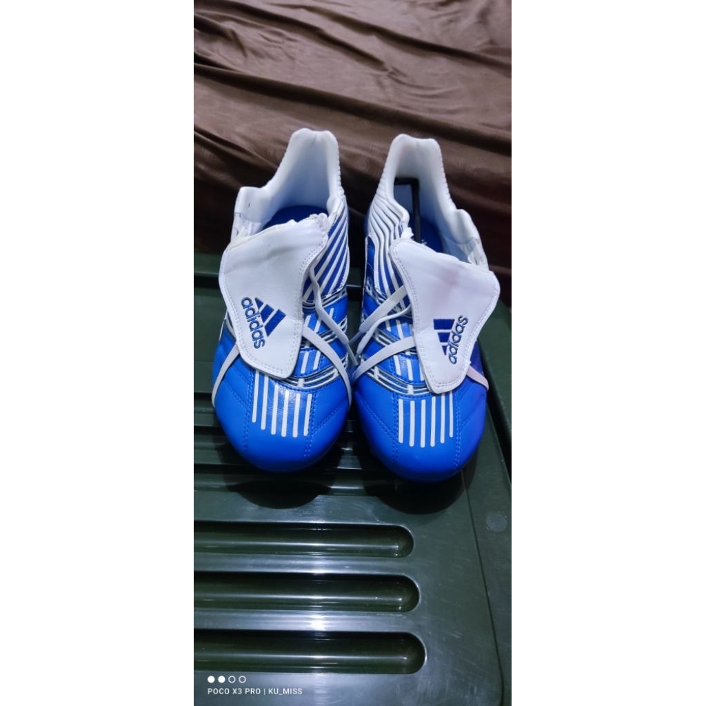 [OBRAL] Sepatu bola Adidas Predator ABSOLUTE 20 FG - White Blue BNIB
