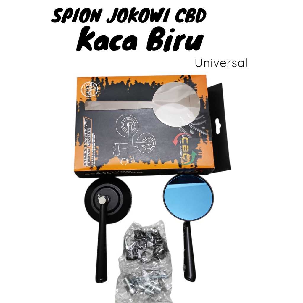 Spion Bulat Classic Jokowi CBD Full CNC Spion Jokowi Scoopy Fino Fazzio Nmax Aerox PCX Lexi Vixion R