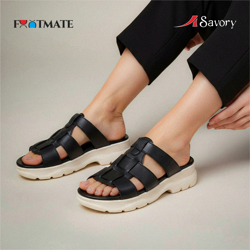 FOOTMATE - JD961 / JD962 - Sandal Wanita | Slip On | SAVORY